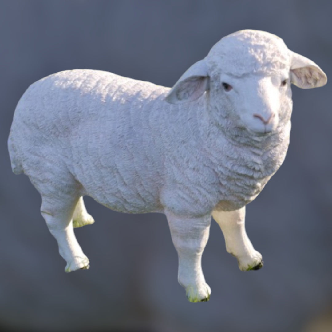 Standing Sheep – Charming Farmhouse Animal Ornament