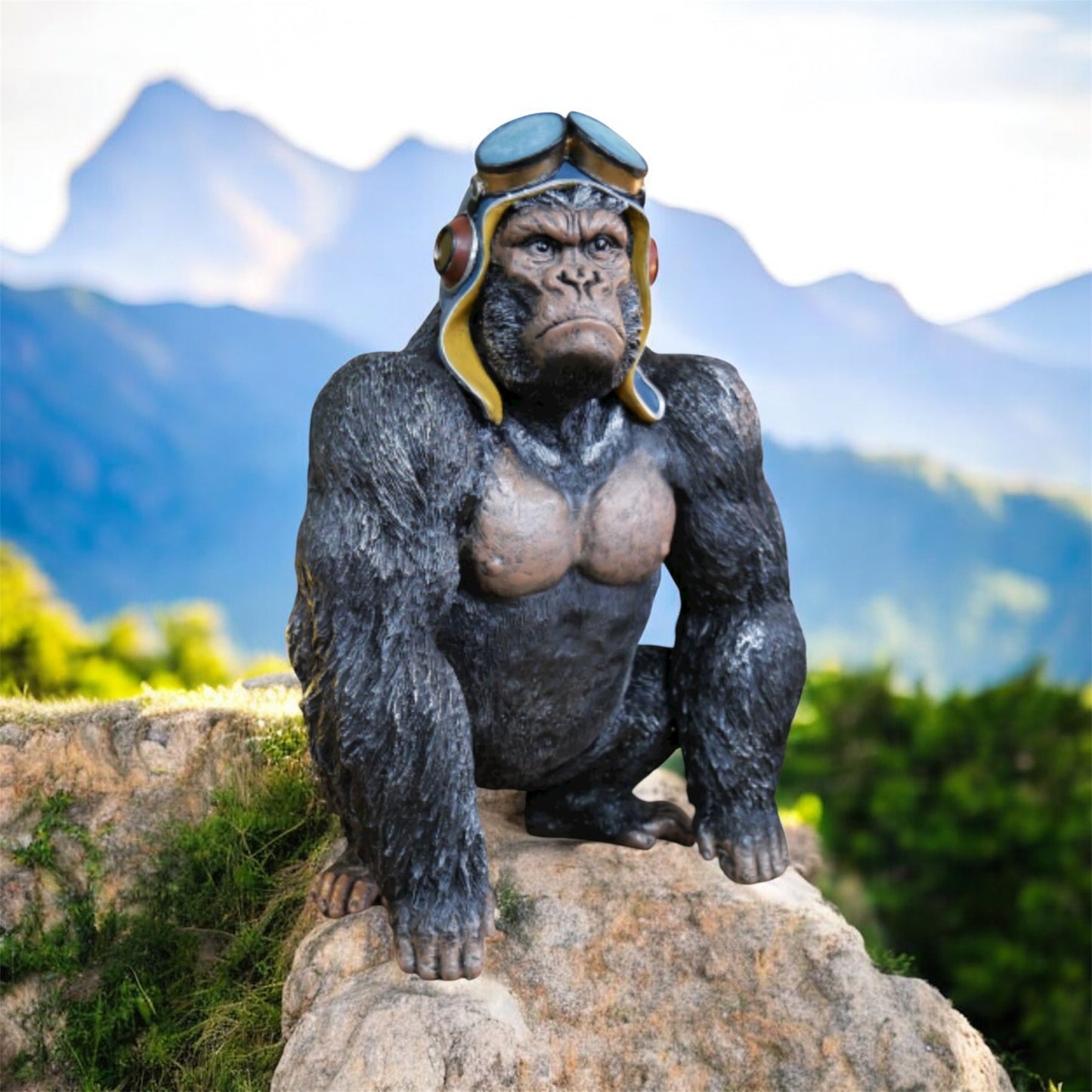 Moody Gorilla – Bold and Expressive Animal Sculpture