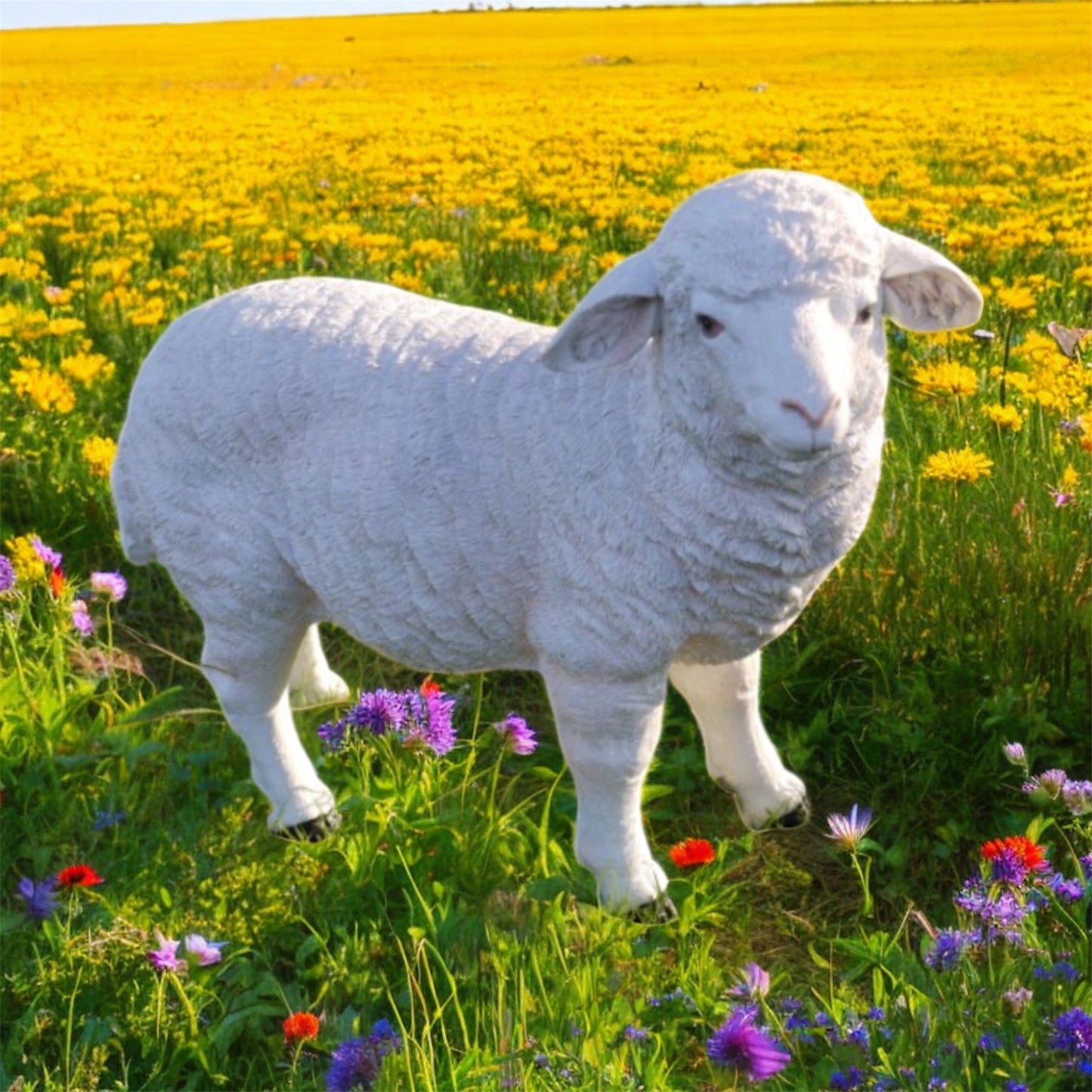 Standing Sheep – Charming Farmhouse Animal Ornament