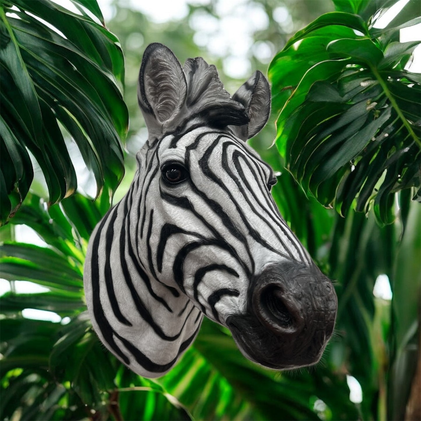 Zebra Wall Mount - Stunning Safari-Inspired Wall Decor