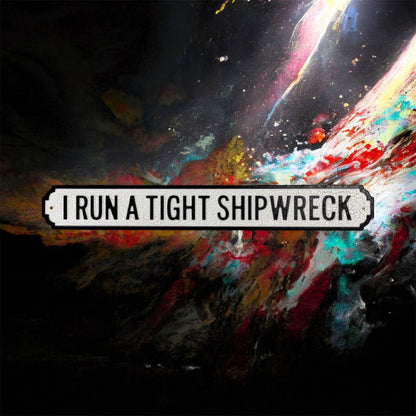 Antiqued Wooden "Shipwreck" Sign – Rustic Nautical Wall Decor