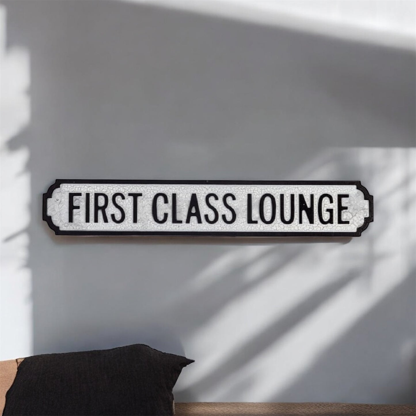 First Class Lounge Sign