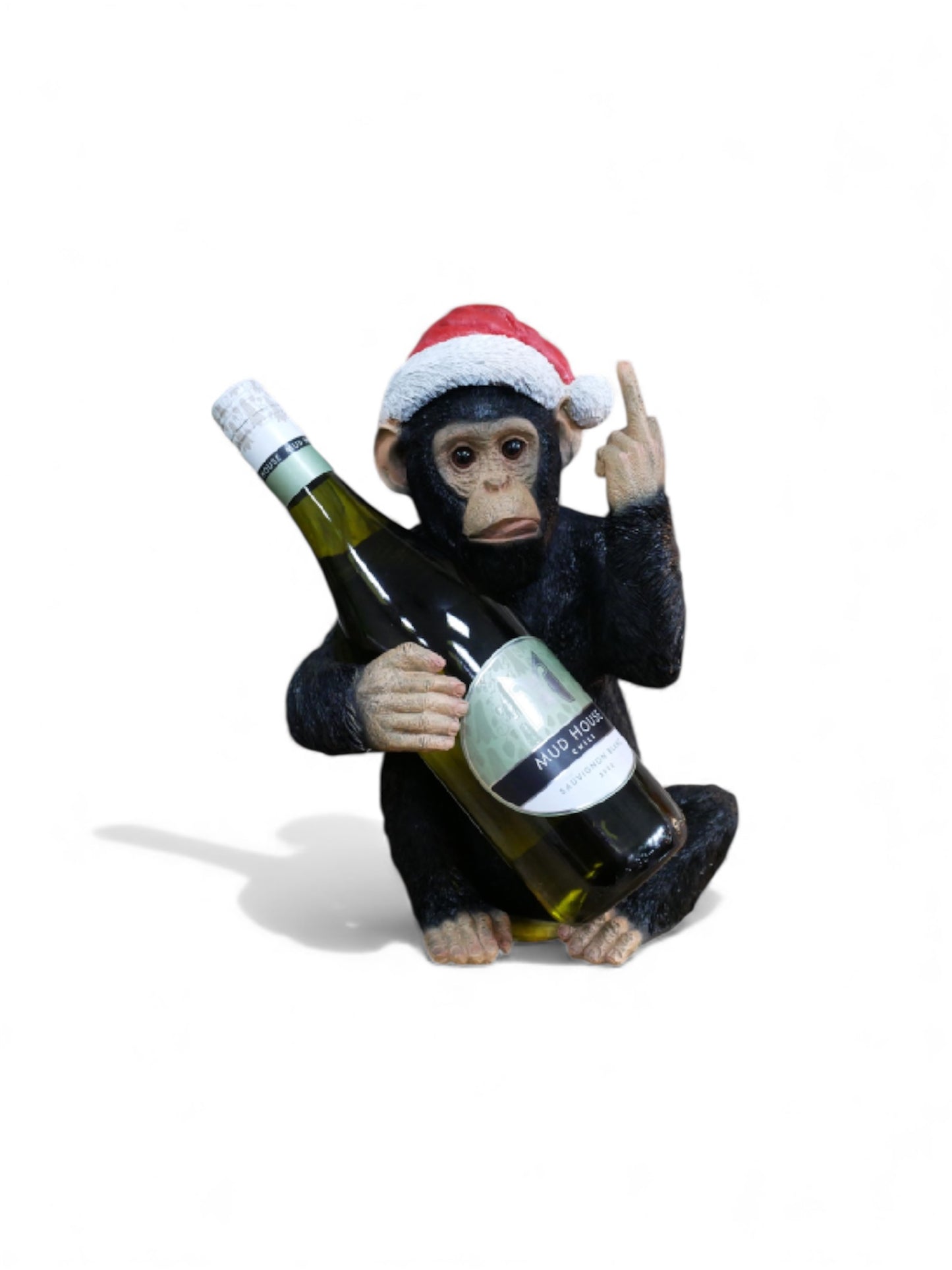 Up Yours Monkey Wine Bottle Holder – Cheeky Christmas Gift & Home Decor