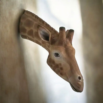 Large Giraffe Wall Head – Eye-Catching Safari Animal Wall Decor