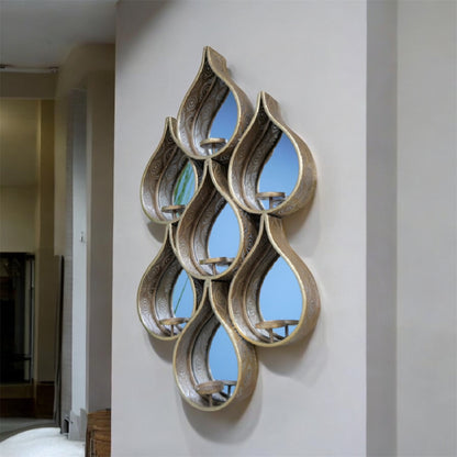 Raindrop Mirror – Elegant Contemporary Wall Mirror