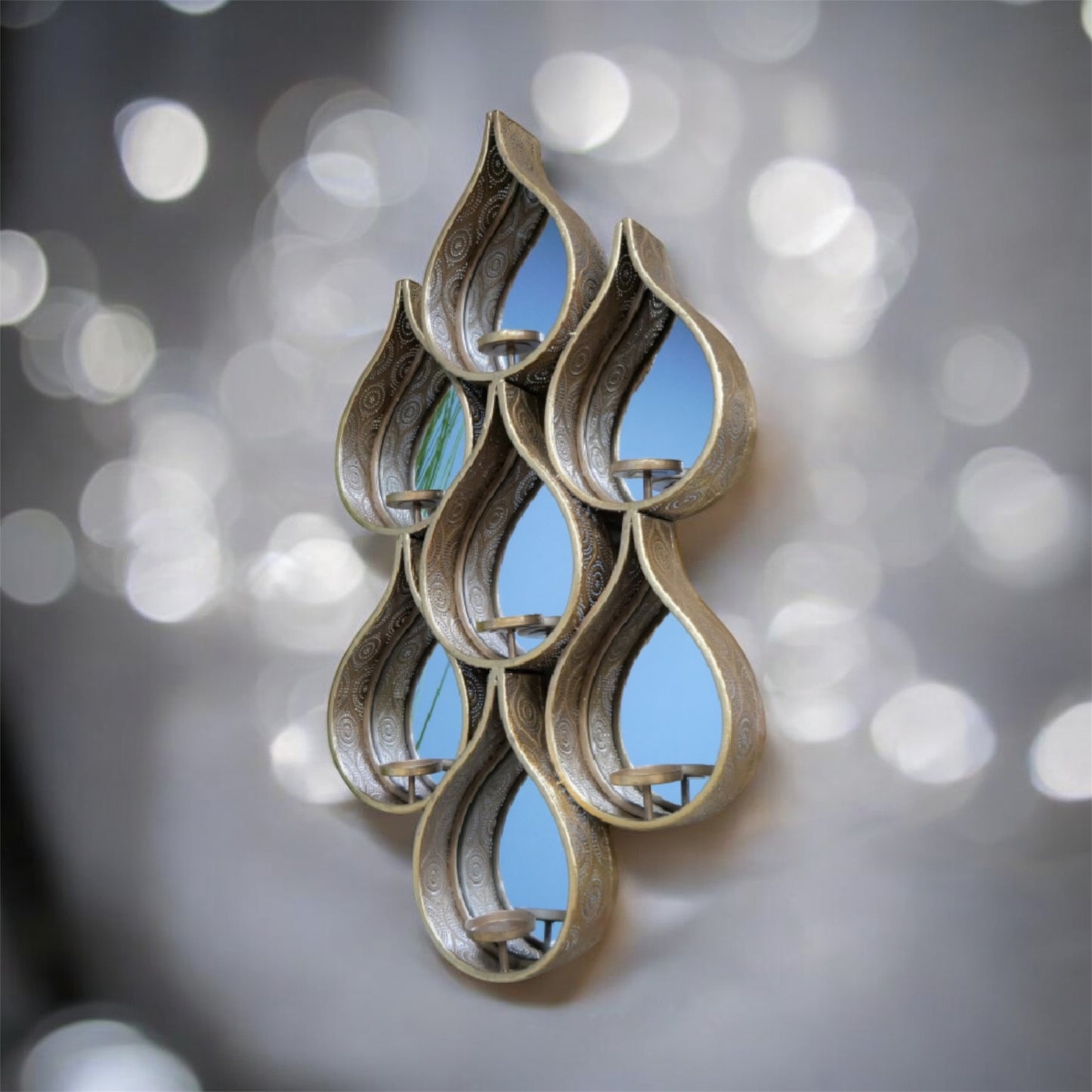 Raindrop Mirror – Elegant Contemporary Wall Mirror