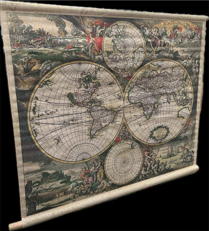 World Map Canvas Wall Art – Stylish Travel-Inspired Wall Décor