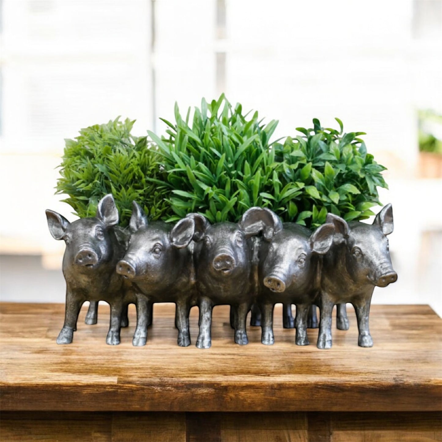 Pig Planter | Whimsical Animal Plant Pot for Indoors or Garden