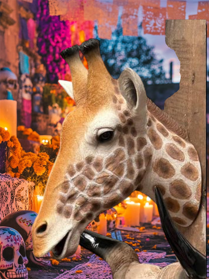 Large Giraffe Wall Head - Realistic Resin Wall Art | Sign of the times Stoke