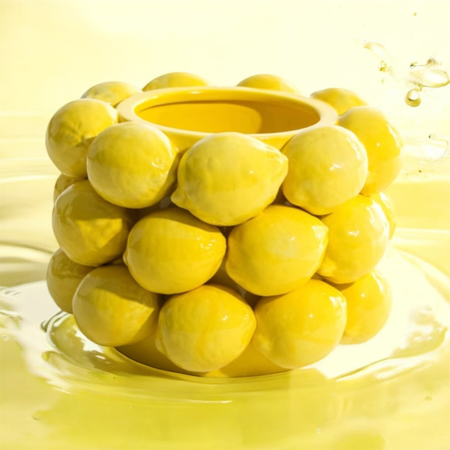 Ceramic Multi Lemon Bowl / Vase – Fresh & Playful Decorative Centrepiece