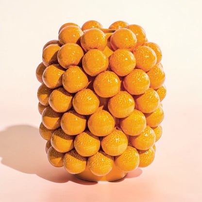 Ceramic Orange Vase – Unique Decorative Fruit-Inspired Vase | Sign of the times Stoke