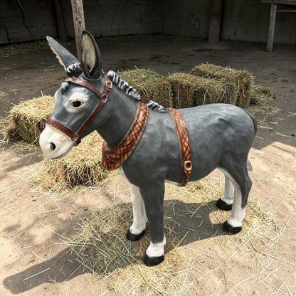 Large Donkey Sculpture – Resin Statement Animal Figure | Sign of the times Stoke