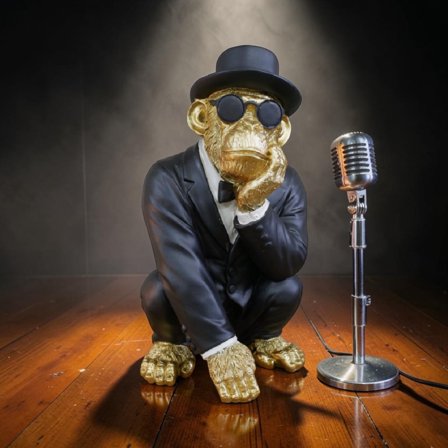Monkey in a Suit – Quirky Decorative Sculpture