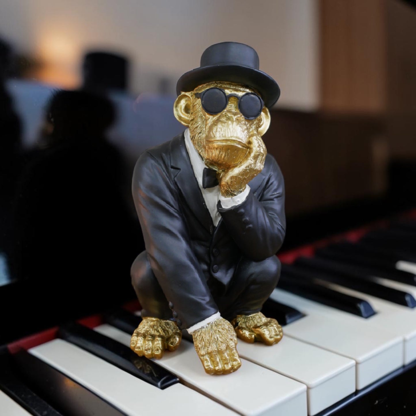 Monkey in a Suit – Quirky Decorative Sculpture