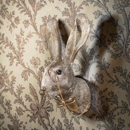 Rabbit Head Wall Decoration – Statement Animal Wall Sculpture