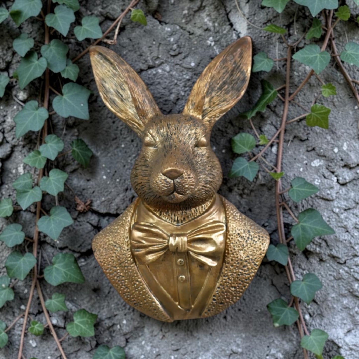 Rabbit Wall Decoration – Compact Animal Wall Sculpture