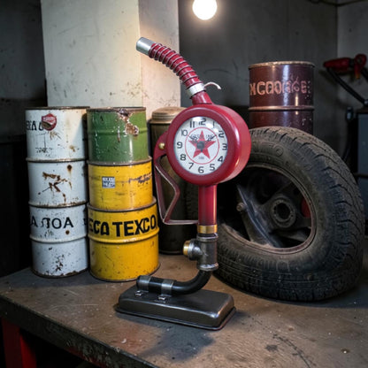 Gas Pump Clock – Retro Industrial Style Decorative Timepiece
