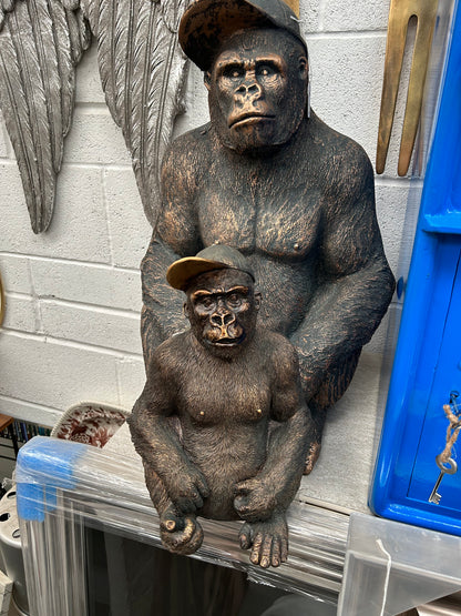 Gavin the Gorilla Junior – Charming Resin Gorilla Sculpture | Sign of the times Stoke