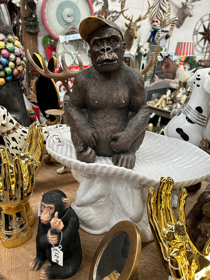 Gavin the Gorilla Junior – Charming Resin Gorilla Sculpture | Sign of the times Stoke