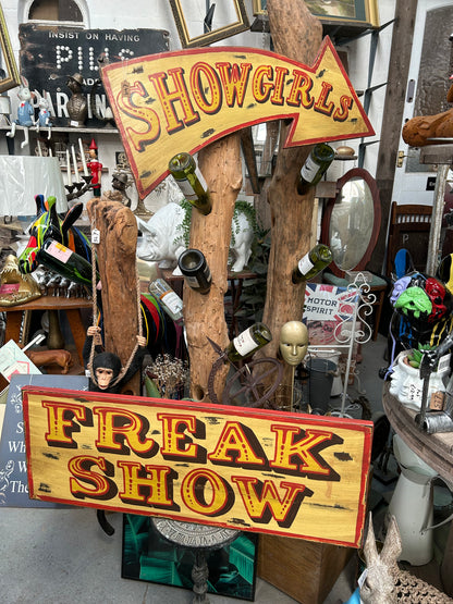 Vintage Freak Show Sign - Circus-Themed Wall Art & Décor