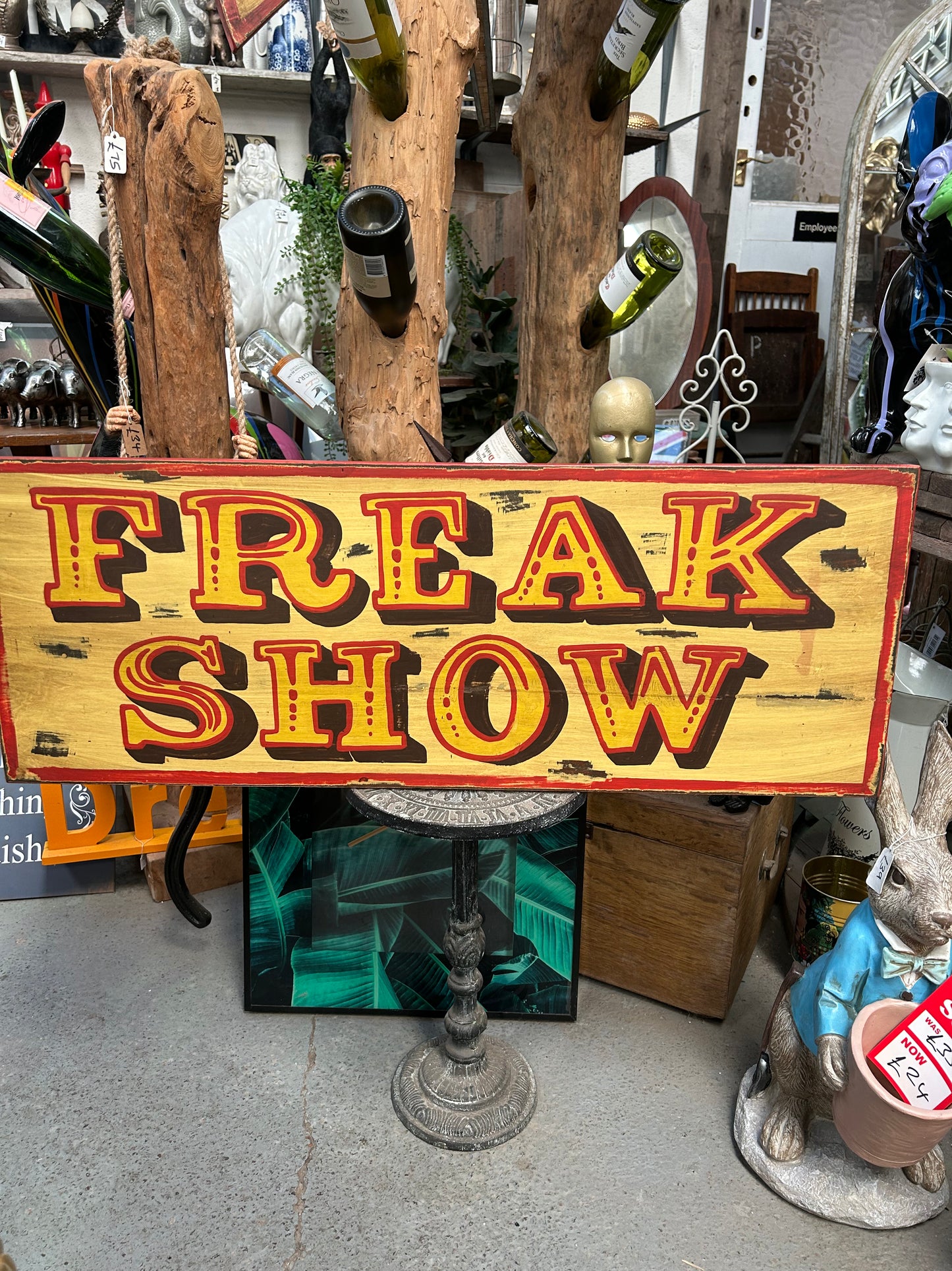 Vintage Freak Show Sign - Circus-Themed Wall Art & Décor