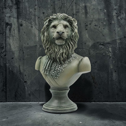 Lion Bust – Resin Animal Sculpture Decorative Ornament