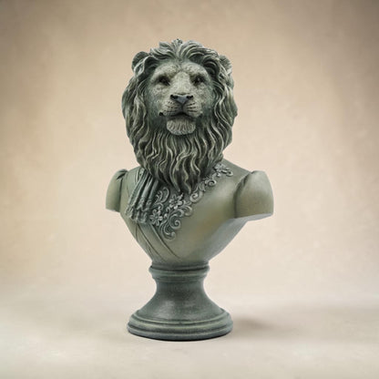 Lion Bust – Resin Animal Sculpture Decorative Ornament
