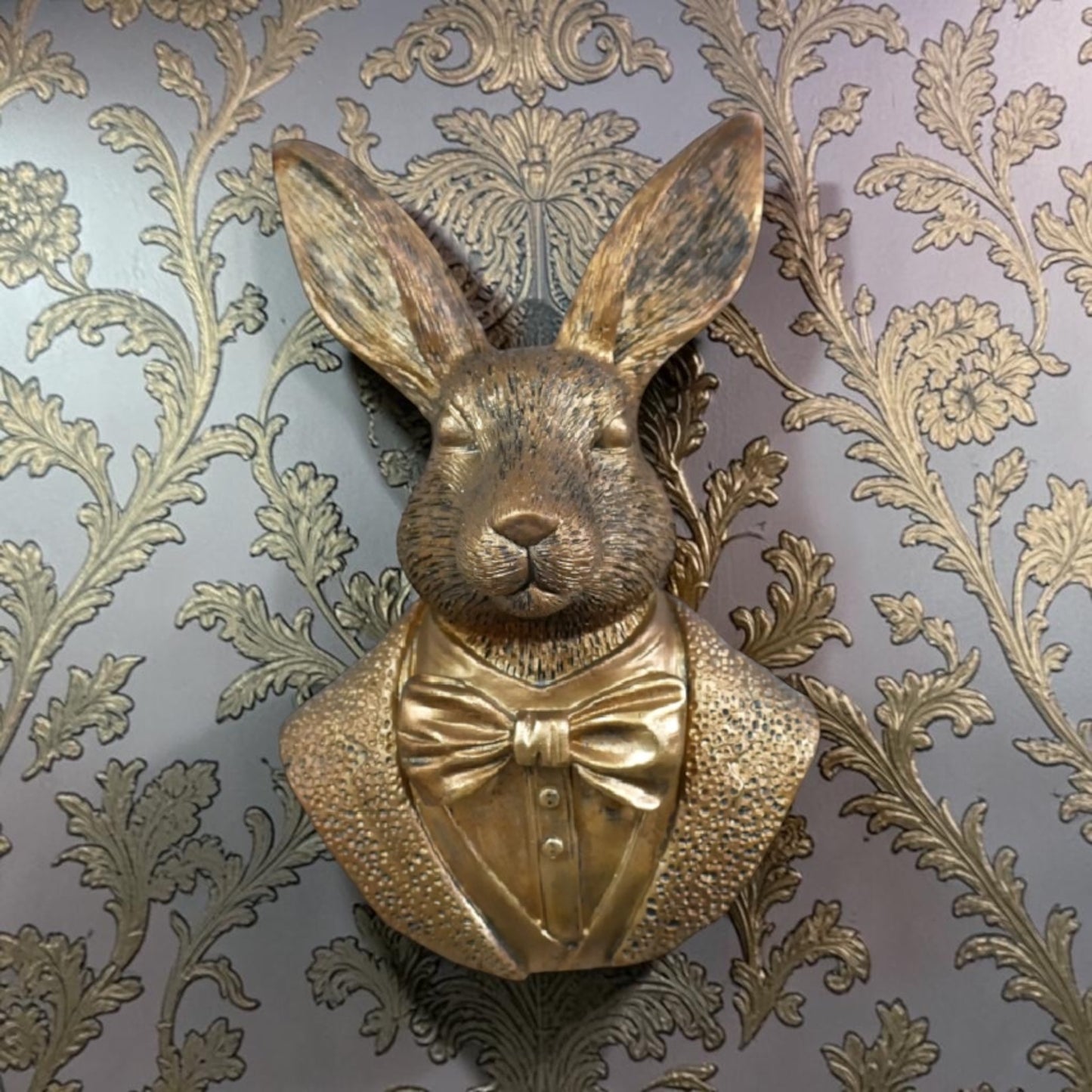Rabbit Wall Decoration – Compact Animal Wall Sculpture
