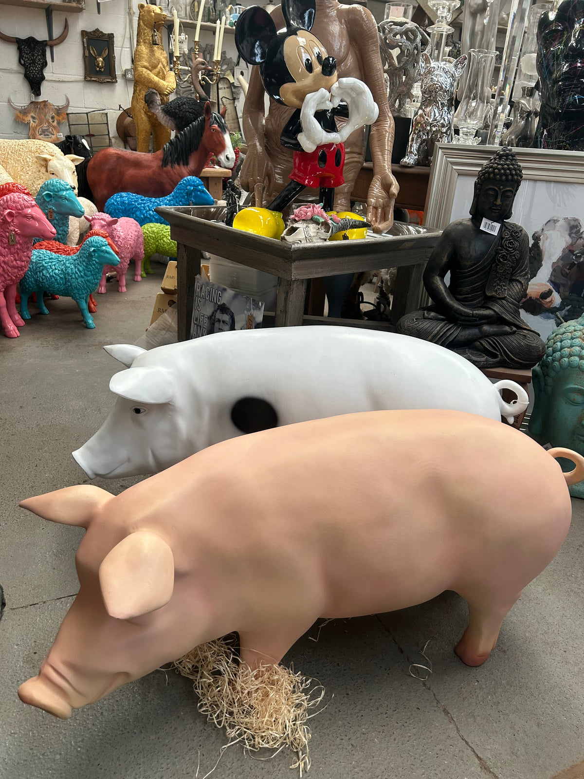 Pig sculpture