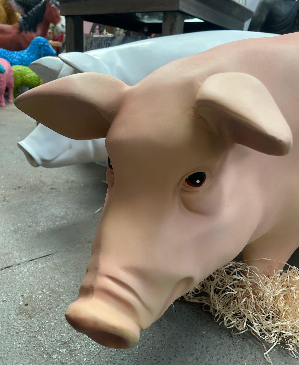 Pig sculpture