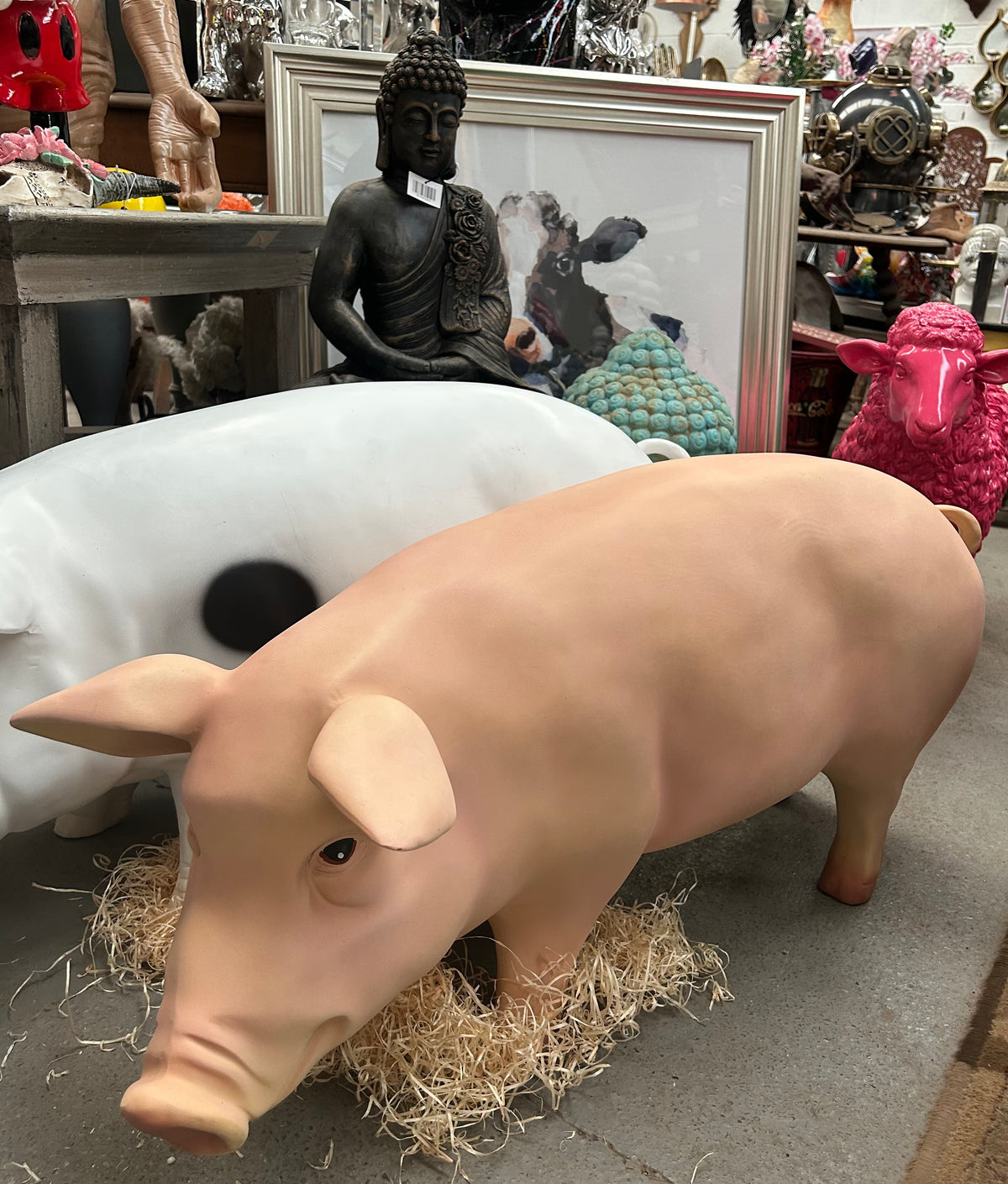 Pig sculpture