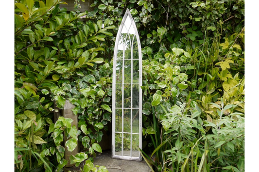 Gothic Metal Arch Mirror – Elegant Indoor/Outdoor Décor | Sign of the times Stoke