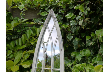 Gothic Metal Arch Mirror – Elegant Indoor/Outdoor Décor | Sign of the times Stoke