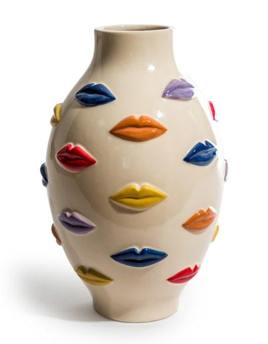 Large Multi-Lip Vase - Stunning Ceramic Decorative Vase | Sign of the times Stoke