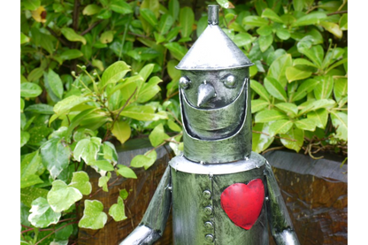 Medium Tin Man Ornament – Charming Steel Metal Sculpture | Sign of the times Stoke