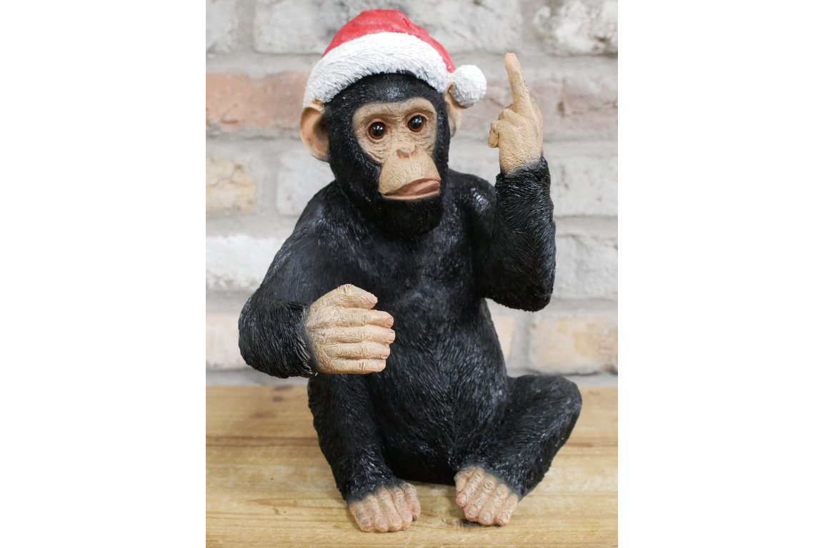 Up Yours Monkey Wine Bottle Holder – Cheeky Christmas Gift & Home Decor