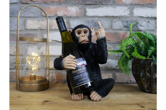 Up Yours Monkey Wine Holder - Cheeky Resin Wine Bottle Holder | Sign of the times Stoke