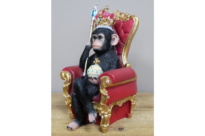 King of the Jungle Monkey – Regal Animal Figurine