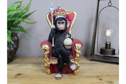King of the Jungle Monkey – Regal Animal Figurine