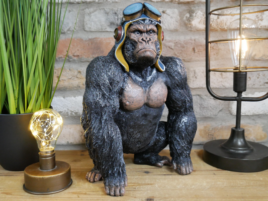 Moody Gorilla – Bold and Expressive Animal Sculpture