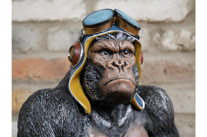Moody Gorilla – Bold and Expressive Animal Sculpture