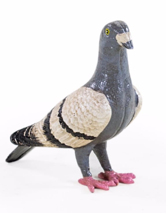 Classic Cast Iron Pigeon Ornament – Timeless Decorative Piece | Sign of the times Stoke