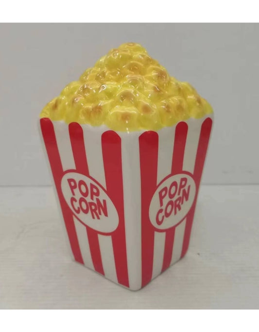 Ceramic Popcorn Money Bank – Fun & Unique Savings Jar | Sign of the times Stoke