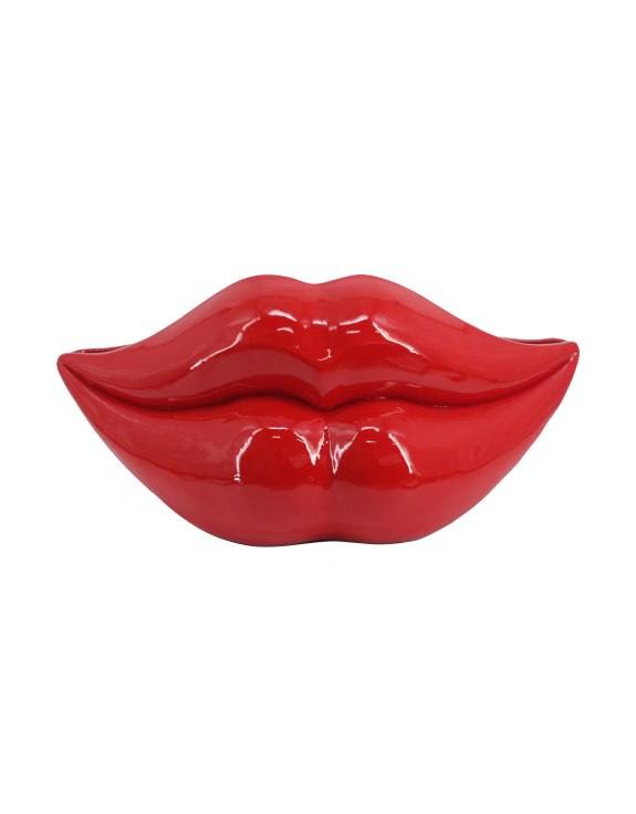 Extra Large Red Lips Planter - Stunning Resin Planter | Sign of the times Stoke