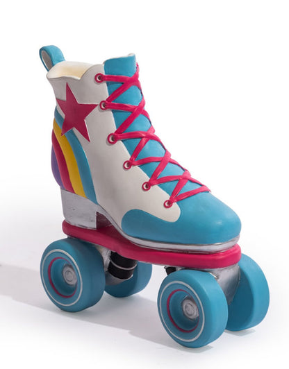 Retro Roller Skate Vase – Rainbow Statement Décor