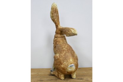 Sitting Hare Sculpture – Delightful Resin Hare Ornament