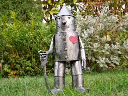 Small Tin Man Ornament - Charming Steel Metal Decoration | Sign of the times Stoke