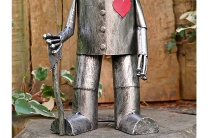 Small Tin Man Ornament - Charming Steel Metal Decoration | Sign of the times Stoke