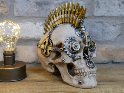 Steampunk Skull – Industrial Gothic Steampunk Decor