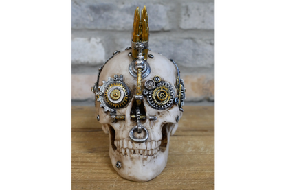 Steampunk Skull – Industrial Gothic Steampunk Decor